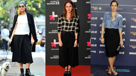 8 combinaciones perfectas para la falda negra