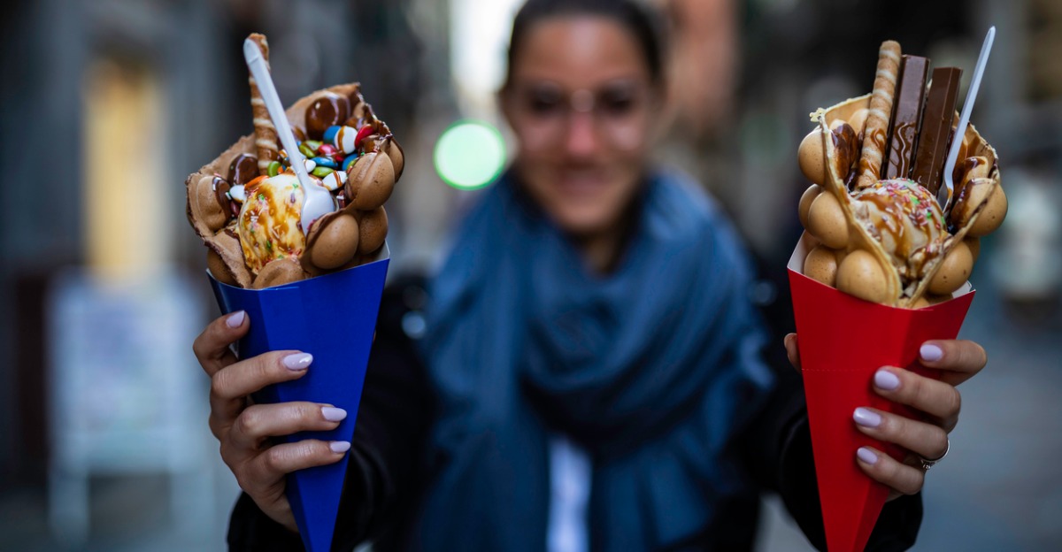 Bubble Waffles, el postre más instagrameable