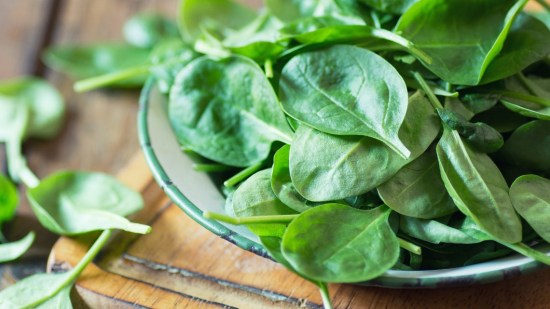 hojas de espinaca