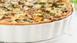 Quiche de champiñones
