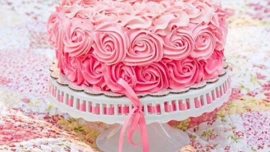 tarta de rosas