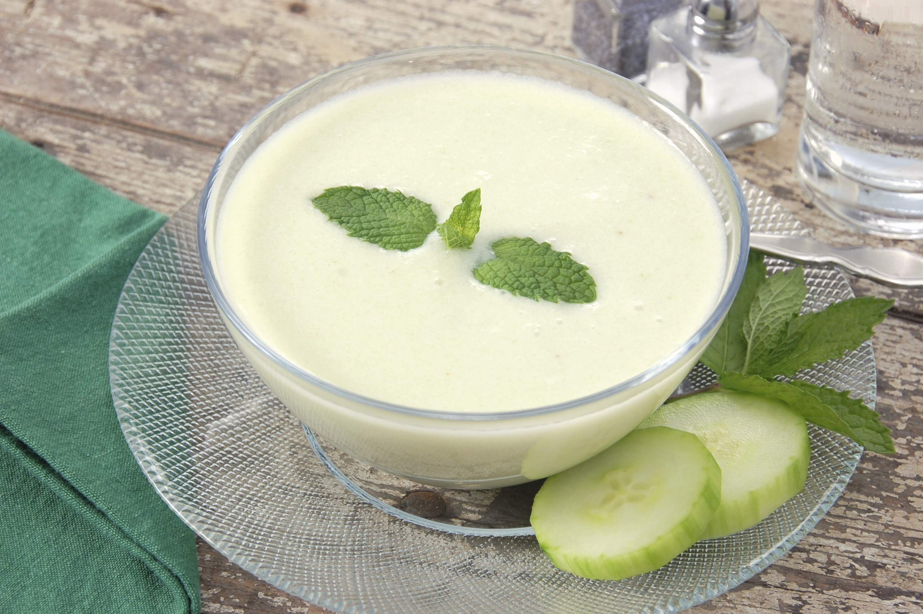 Crema de pepino y yogur