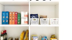 Utiliza cestas y cajas