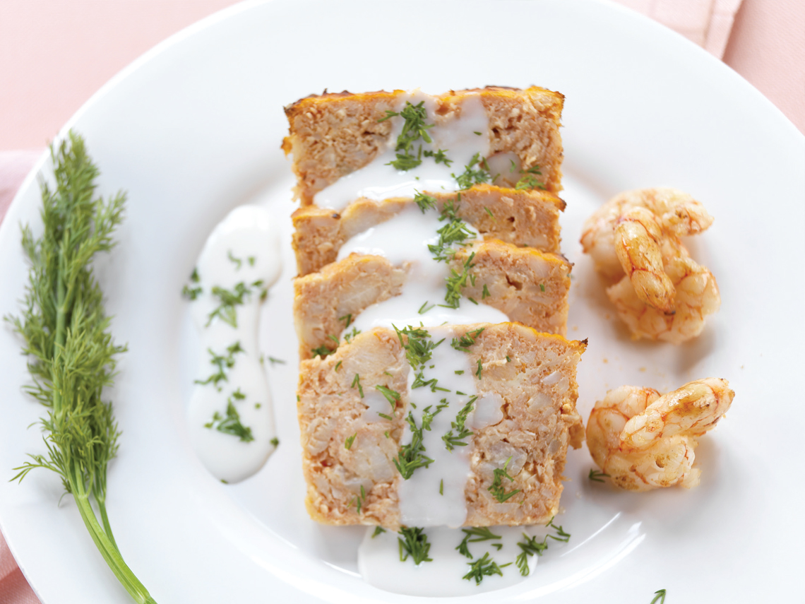 Pastel de Merluza y Gambones