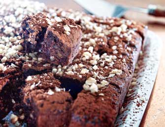 ‘Brownie’ de Ciruela y Almendra