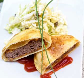 Hamburguesa Envuelta en Hojaldre