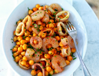 Garbanzos a la marinera