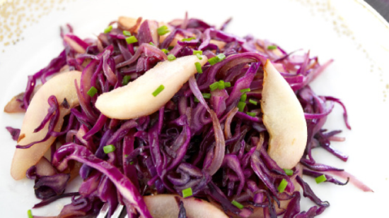 Lombarda con Peras y Castañas