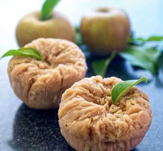 Manzanas Asadas Heladas