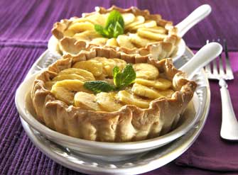 Tartaleta de Plátano y Membrillo