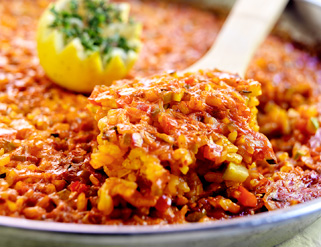 Arroz a la hortelana