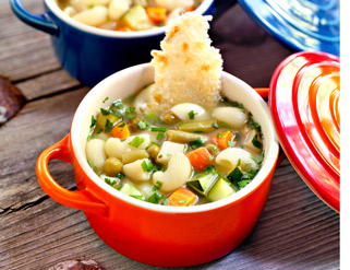 Minestrone con pasta