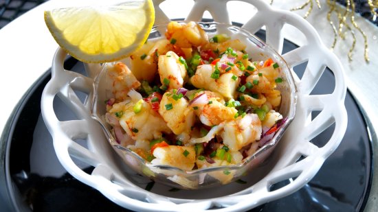 Salpicón de marisco a la oriental