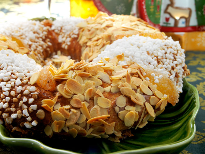 roscon de reyes almendrado