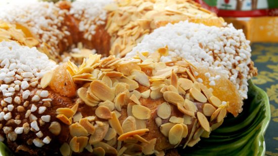 roscon de reyes almendrado