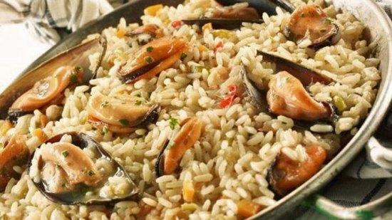 arroz con mejillones