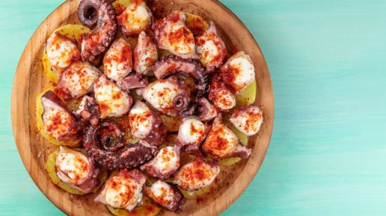 plato de pulpo a la gallega