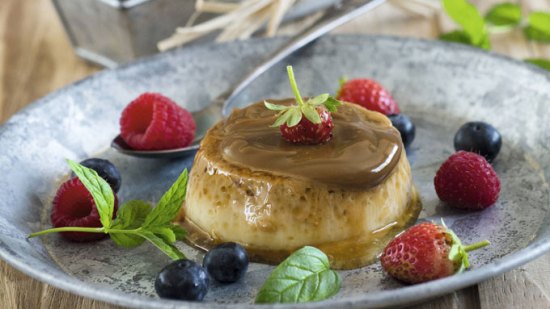 Flan de queso fácil y rápido