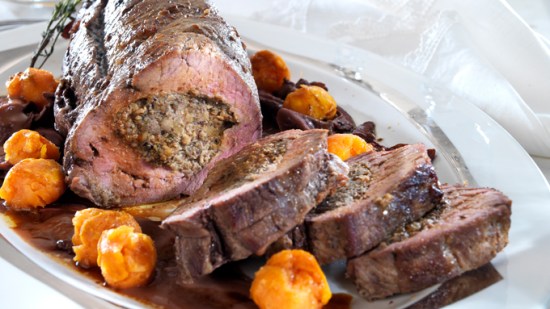 alea de ternera rellena de seas