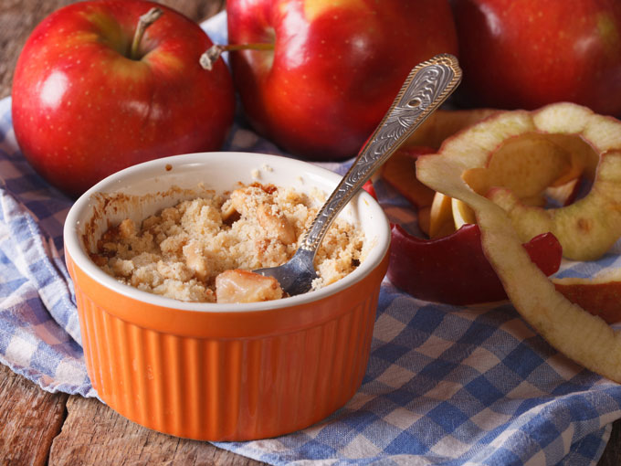 Crumble de manzana