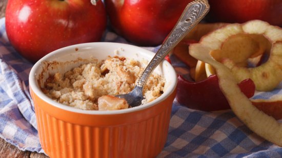 Crumble de manzana