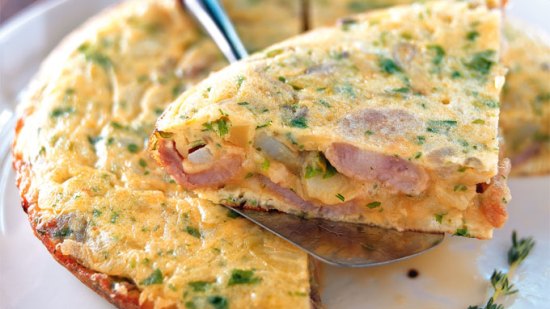 Tortilla con butifarra