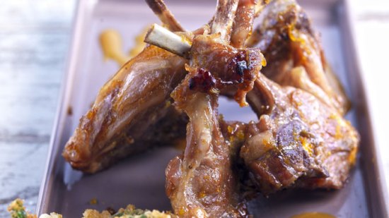 Chuletitas de cordero lechal a la miel