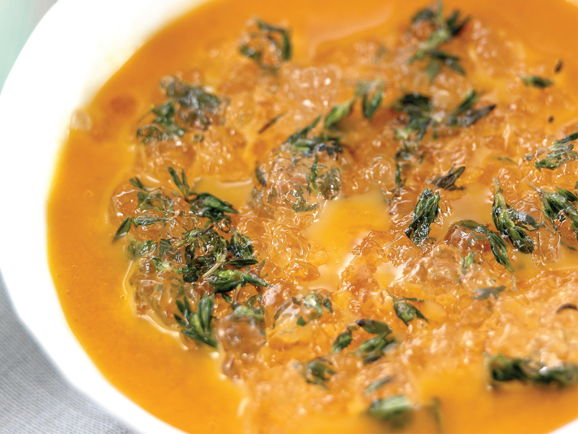 Crema helada de tomate