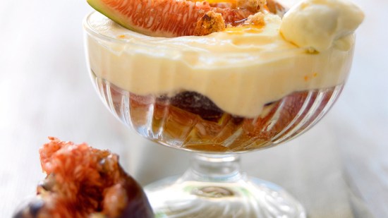 Tiramisú con higos