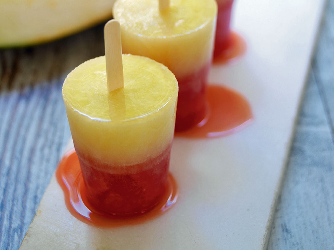 Polos de sandía y melón