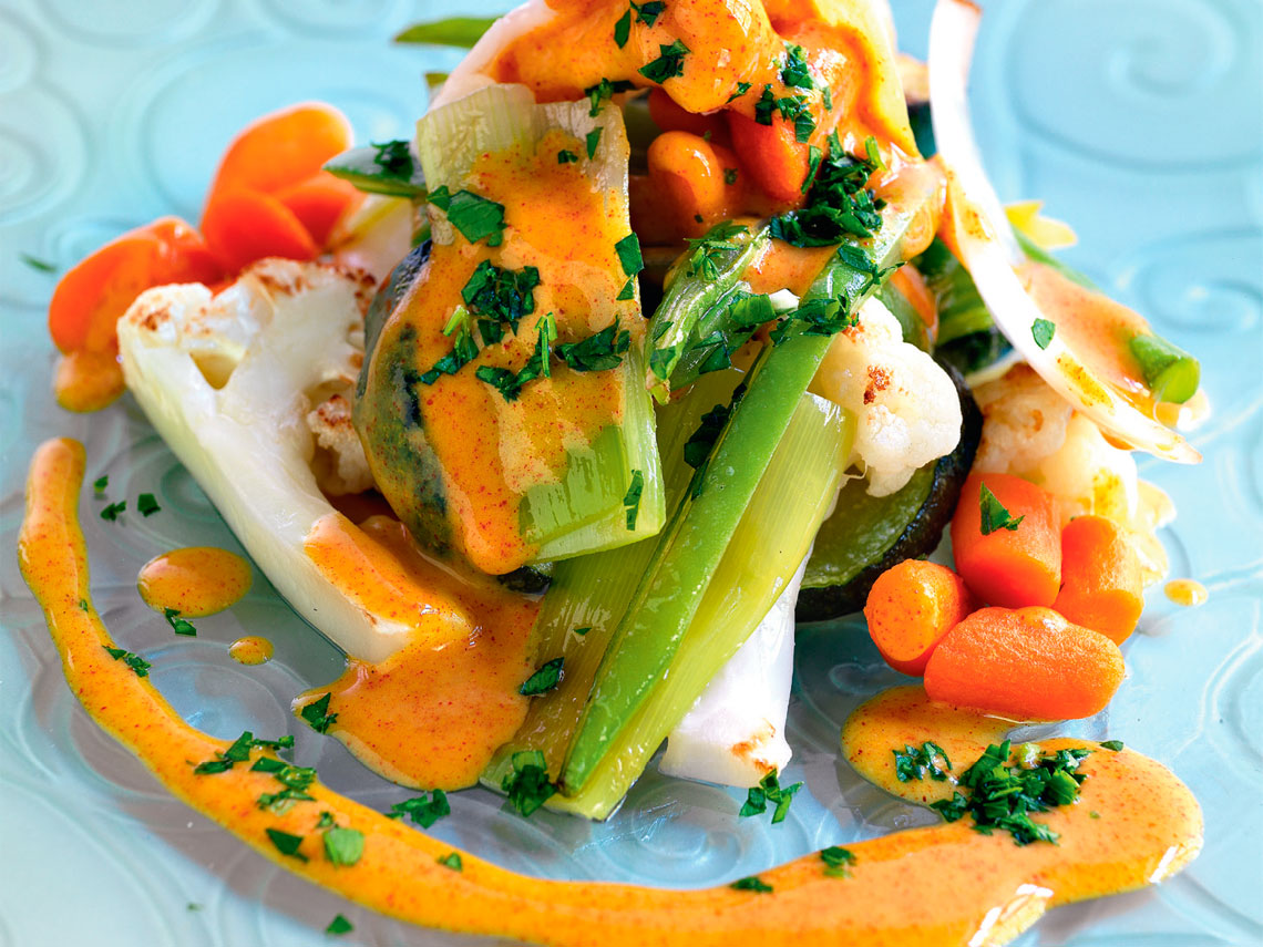 Salteado de verduras