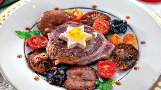 Turnedó de ternera con níscalos