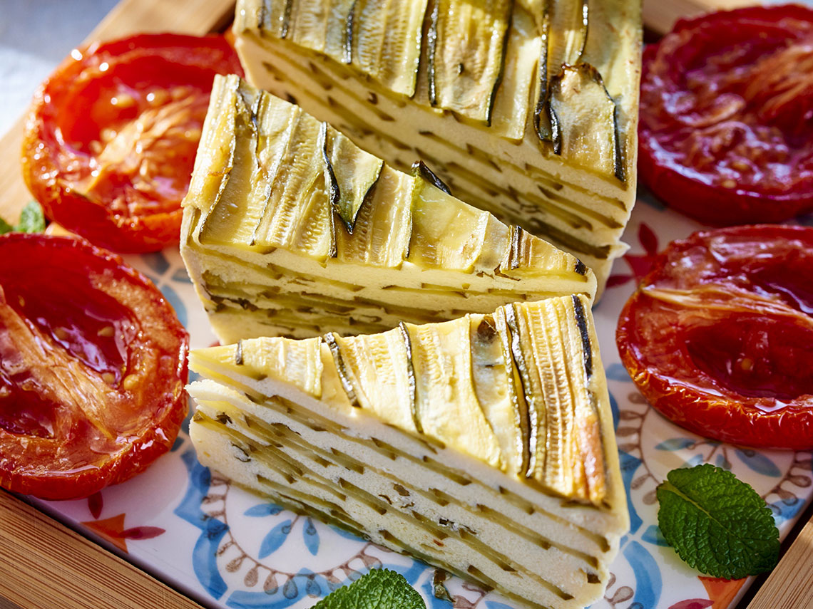 Receta Pastel de calabacín con queso