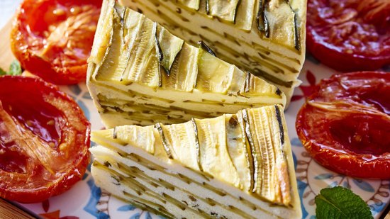 Receta Pastel de calabacín con queso