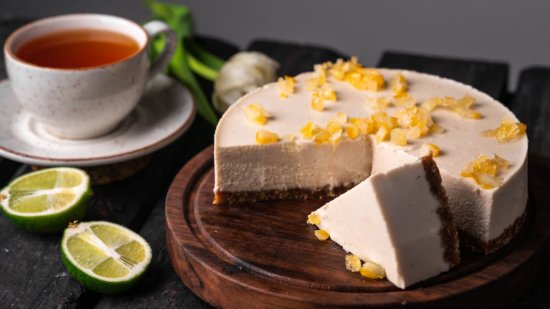 Receta de tarta de queso vegana