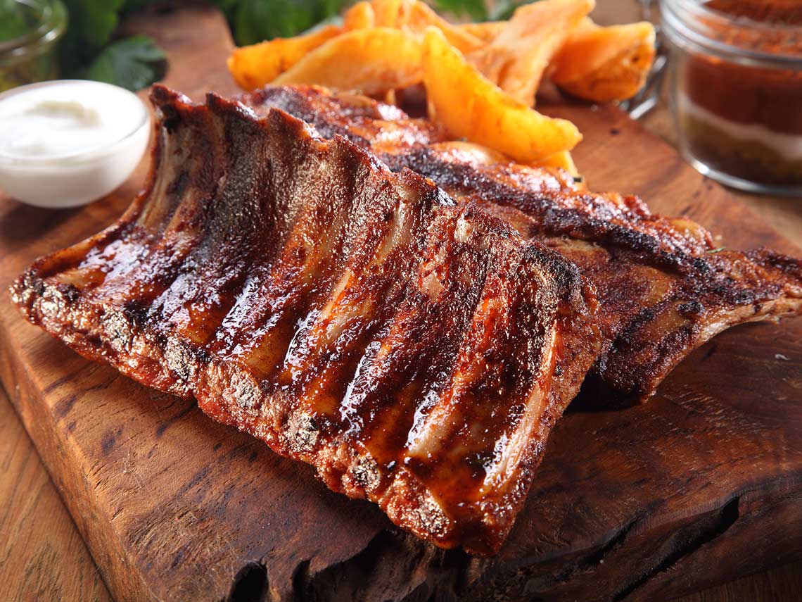 Costillas BBQ a la parrilla. Receta paso a paso
