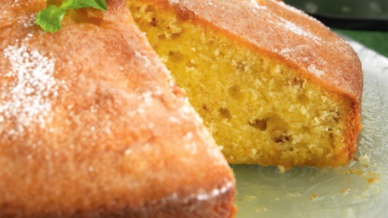 Bizcocho de naranja y nueces