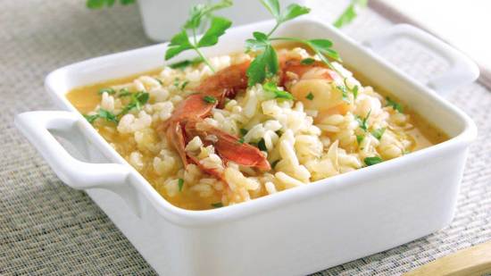 arroz caldoso con carabineros