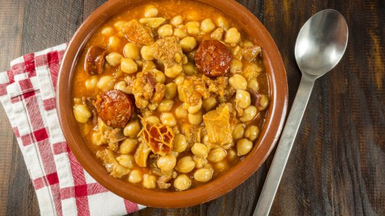 Callos con garbanzos. Receta con conservas