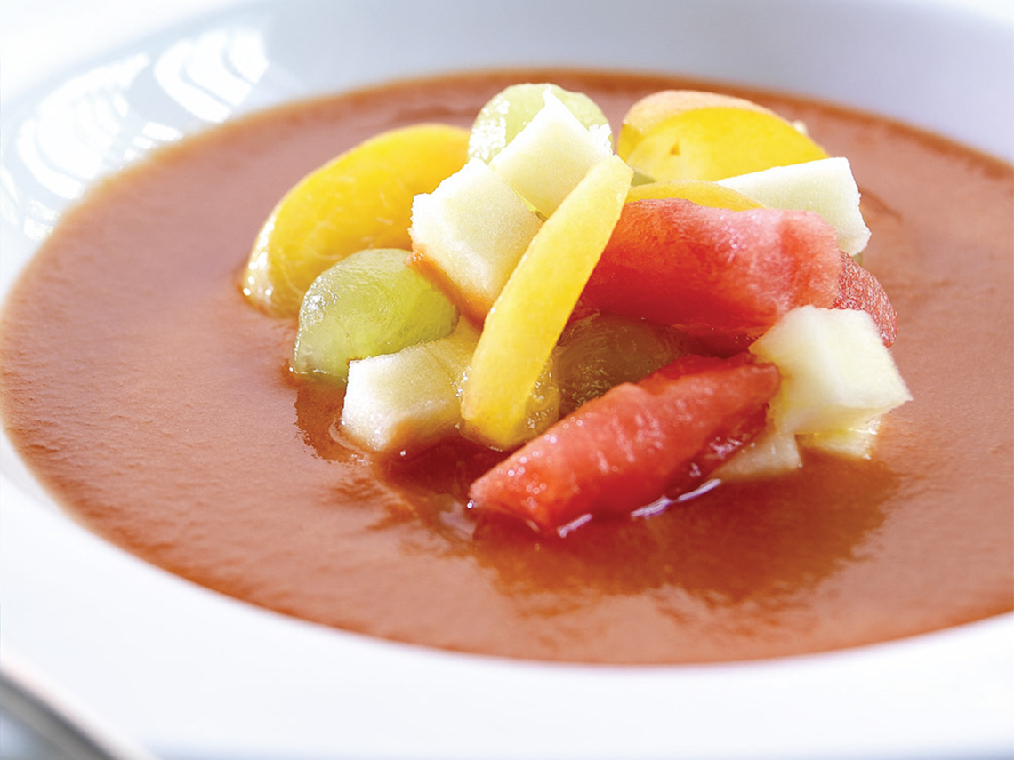 Gazpacho de frutas