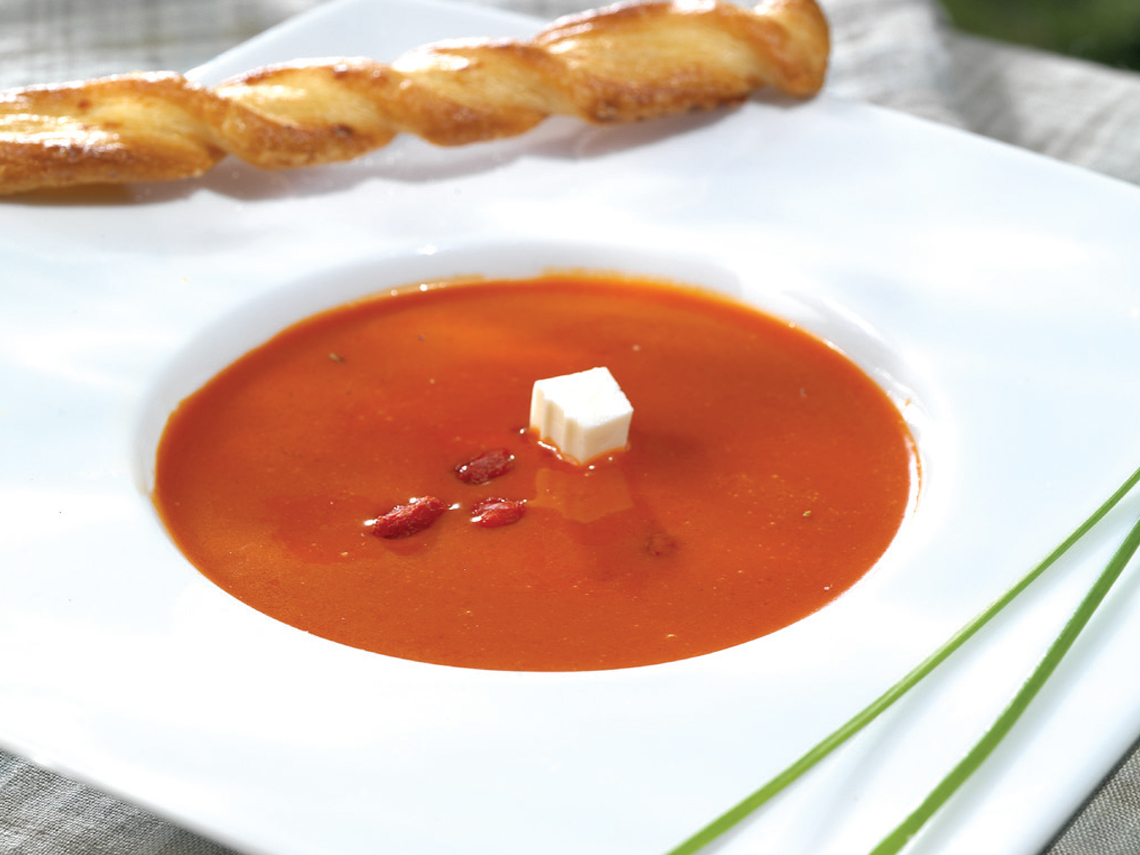 Gazpacho con bayas de ‘goji’