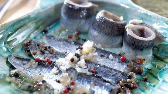 Boquerones frescos en adobo