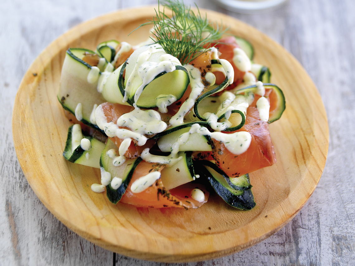 Carpaccio de salmón