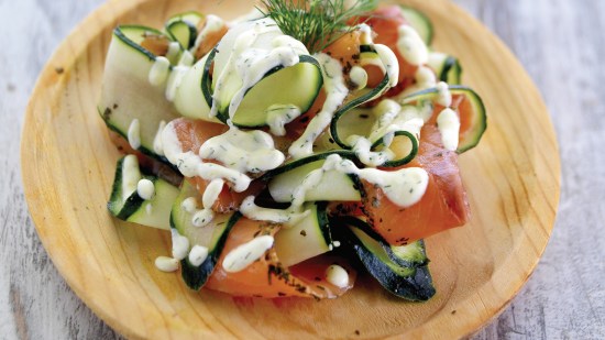 Carpaccio de salmón