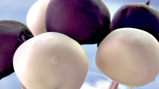 Cake pops de bombón helado