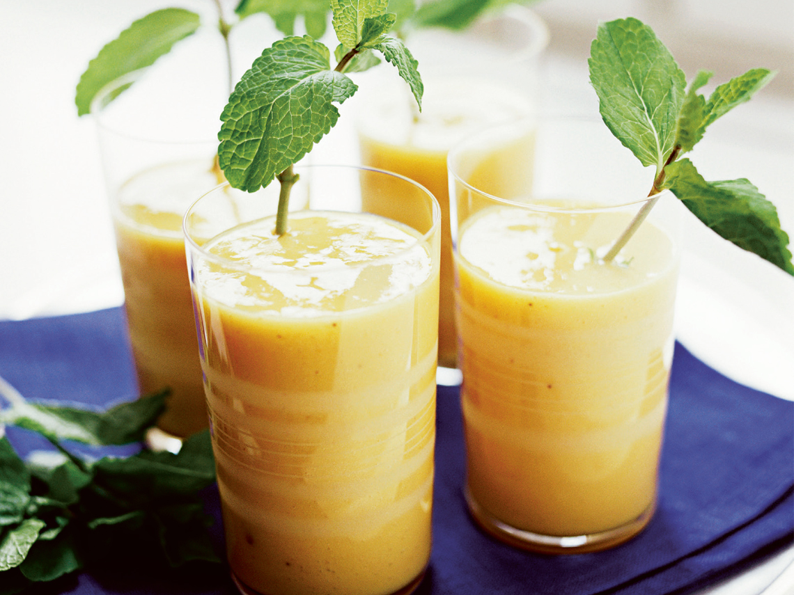 Granizado de mango con fruta de la pasión