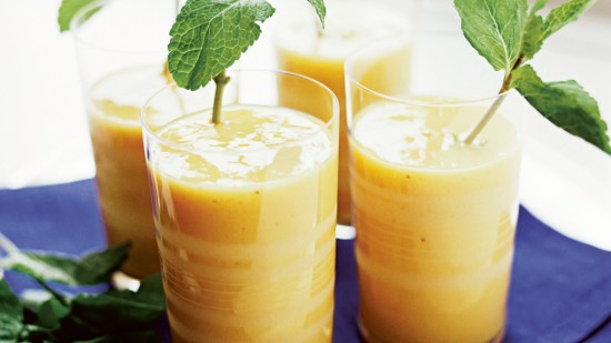 Granizado de mango con fruta de la pasión