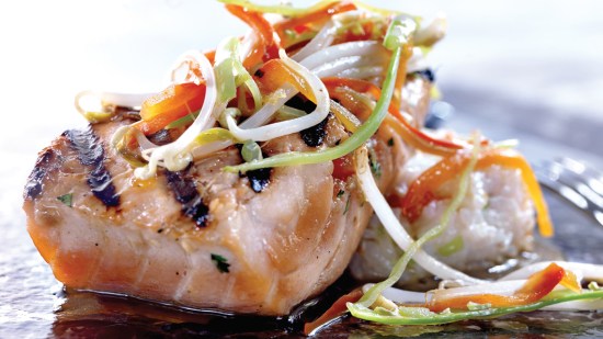 Salmón al más puro estilo oriental