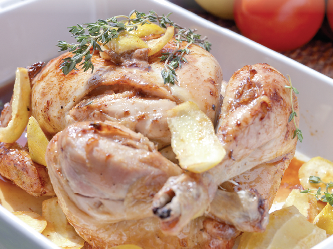 Pollo a la miel con limón