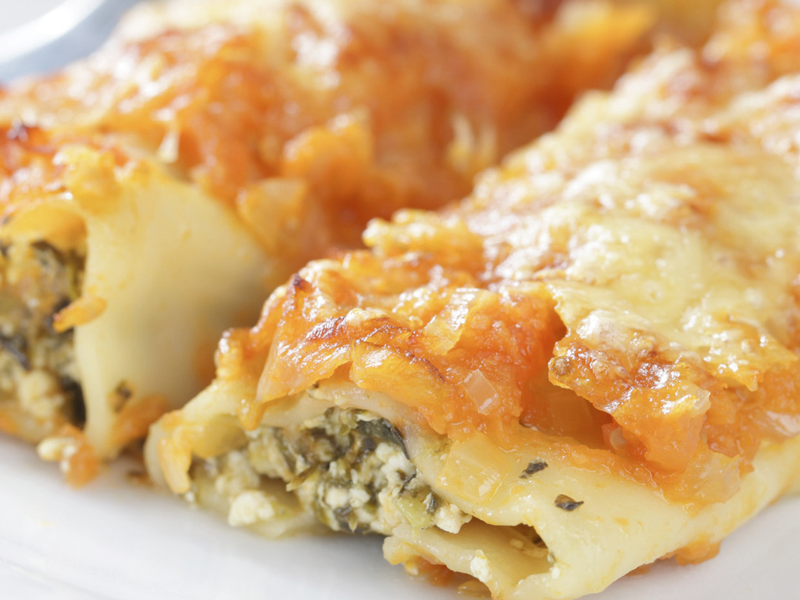 Canelones vegetarianos